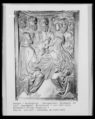 Relief: Abendmahl