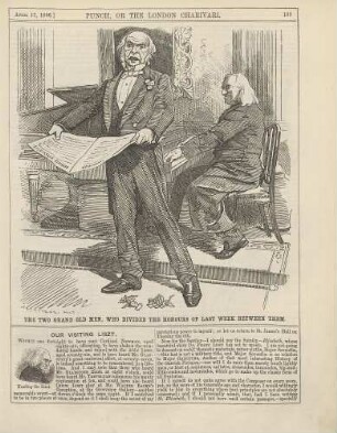 The two grand old men, who divided the honours of last week between them