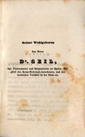 Die pathischen Secrete der Pleura : Inaugural-Abhandlung