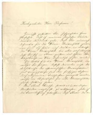 Briefe, Postkarte und Telegramm von verschiedenen Personen an Lujo Brentano