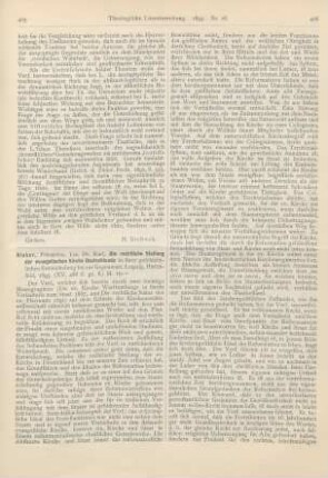 405-408 [Rezension] Rieker, Karl, Die rechtliche Stellung der evangelischen Kirche Deutschlands in ihrer geschichtlichen Entwickelung bis zur Gegenwart