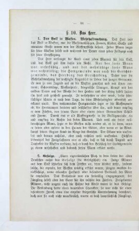 § 10. Das Heer