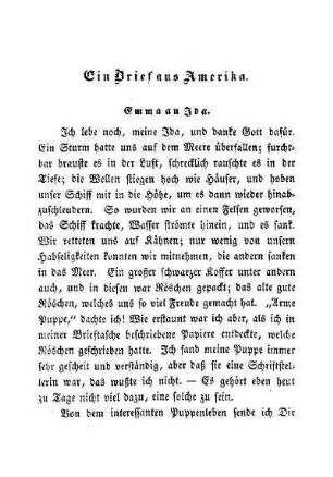 Ein Brief aus Amerika