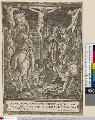 O mulier miserata tuum tristem aspice natum, tu quoque caste puer tristemne desere matrem; [Kreuzigung Jesus]