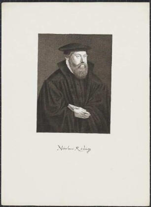 Icones Professorum Marpurgensium — Bildnis des Nicolaus Roding (1519-1580)