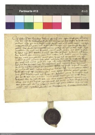 Revers des Ekarius von Sternberg bezüglich der Belehnung mit zwei Vorwerken in Milz und weiteren im Einzelnen aufgeführten Lehen durch Johann [I. von Henneberg], Abt von Fulda