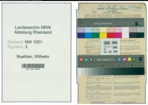 Entnazifizierung Wilhelm Nuehlen, geb. 03.07.1911 (Arbeiter)