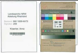 Entnazifizierung Anna Kraemer , geb. 04.08.1904 (Lehrerin)