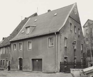 Mittweida, Wohnhaus : Mittweida, Wohnhaus, Pfarrberg 9, nach 1672, 1801/15, Straßenansicht