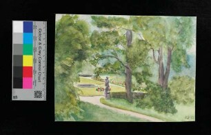 Gouache, angefertigt von Graf zu Dohna-Schlodien