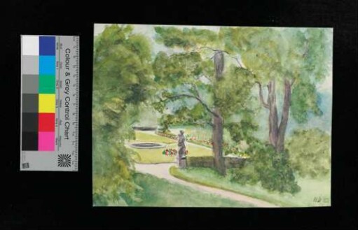 Gouache, angefertigt von Graf zu Dohna-Schlodien