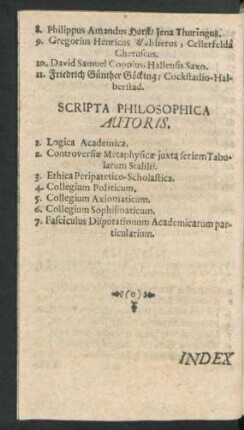 Scripta Philosophica Autoris