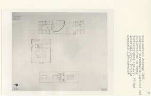 Deutsches Wirtschaftsinstitut und Kulturzentrum Turku (Diplomarbeit bei Peter Poelzig): Grundriss 1. Obergeschoss 1:200