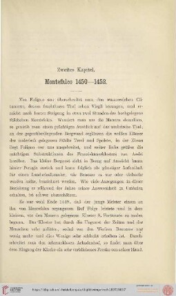 Zweites Kapitel: Montefalco 1450-1452