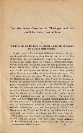 Geschichte Thüringens in der karolingischen und sächsischen Zeit