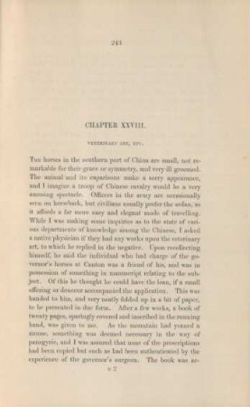 Chapter XXVIII. Veterinary art, etc.