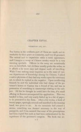 Chapter XXVIII. Veterinary art, etc.