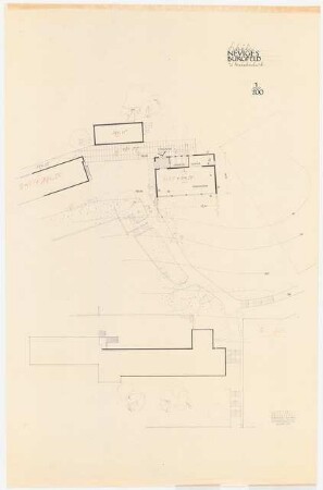 Gartenanlage Evangelische Volksschule am Burgfeld, Neviges: Gymnastikhalle (3. Bauabschnitt): Grundriss 1:200
