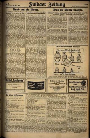 Zweite Ausgabe vom Sonntag, den 23. März 1930.
