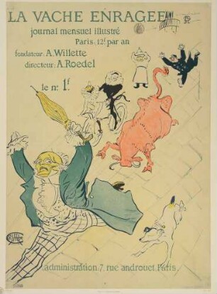 Plakat: La Vache enragée
