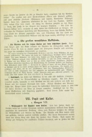 VIII. Papst und Kaiser