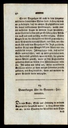 23. Bemerkungen über die Gonaqua-Hottentotten