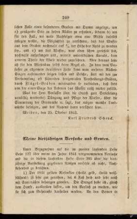Meine diesjährigen Versuche und Ernten
