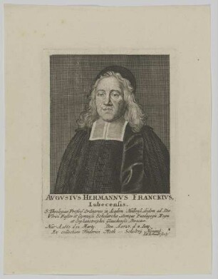 Bildnis des Augustus Hermannus Franckius