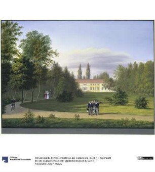 Schloss Paretz von der Gartenseite