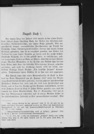 August Sach.