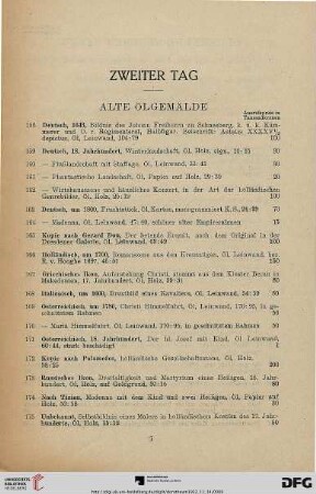 Alte Ölgemälde (Nr. 158-175)