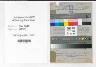 Entnazifizierung Fritz Kannegiesser , geb. 11.02.1906 (Polizeibeamter)