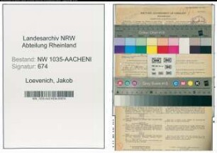 Entnazifizierung Jakob Loevenich , geb. 12.12.1886 (Kaufmann)