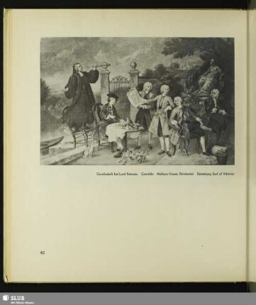 Gesellschaft bei Lord Ilchester. Gemälde