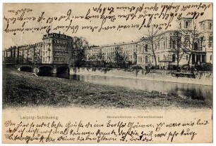 Leipzig-Schleussig: Bismarckbrücke u. Könneritzstrasse