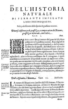 Libro Decimoquarto. Nel quale si tratta delle spezie di grassezze terrene