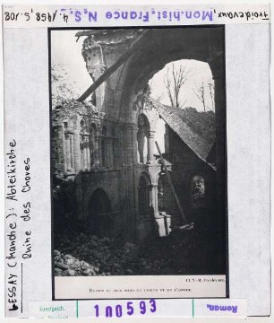 Lessay (Manche): Ehemalige Abteikirche, Ruine des Chores