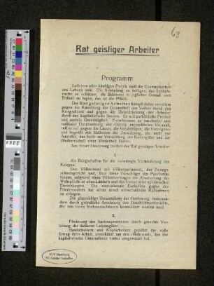 Rat geistiger Arbeiter