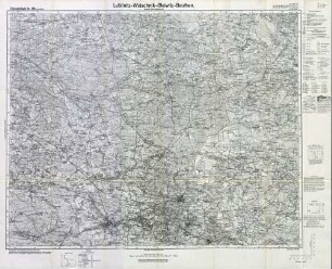 Reichskarte: Einheitsblatt 118 (1cm-Karte) Lublinitz-Woischnik-Gleiwitz-Beuthen