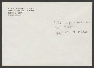 [Beil. 1]