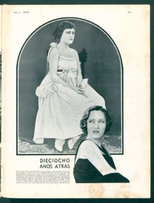 Dieciocho años atras