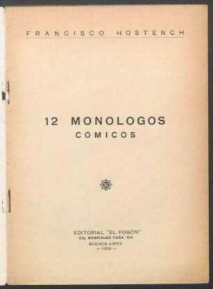 12 monólogos cómicos