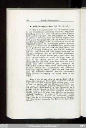 6. Mimik im engeren Sinne.