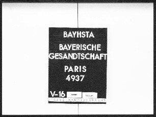Heldwein, Joseph, von Uffing, in Paris, Paßausstellung