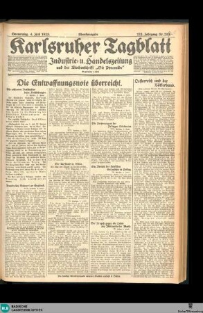 Karlsruher Tagblatt, [No. 253] Abendausgabe