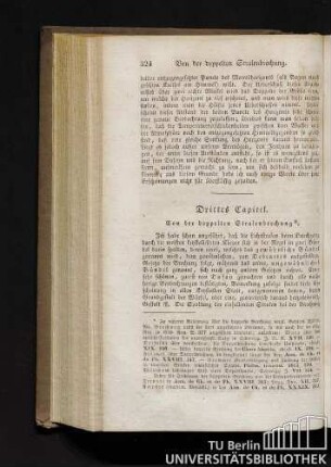 Drittes Capitel. Von der doppelten Stralenbrechung.