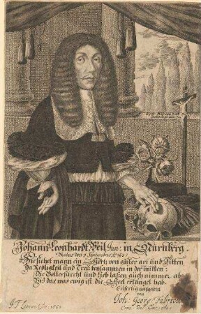 Johann Leonhard Beil d. J.; geb. 09.09.1637 in Nürnberg