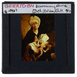 Geertgen, Die Beweinung Christi (Wien KHM GG 991) : Detail