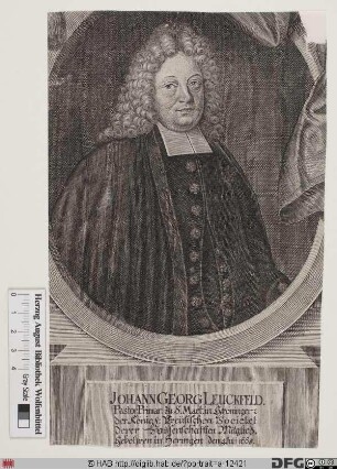 Bildnis Johann Georg Leuckfeld