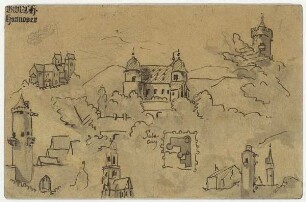 Sababurg, Burg, Kirchen und Türme
